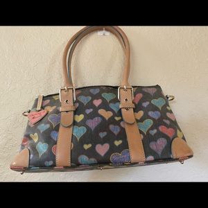 Dooney and Bourke heart handbag